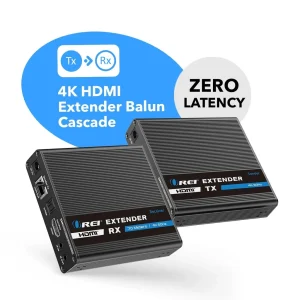 4K HDMI Extender Balun up to 230Ft Over CAT6/7 - One to Many Cascade 4K@60Hz 4:4:4 with HDR, Downsca - view 3