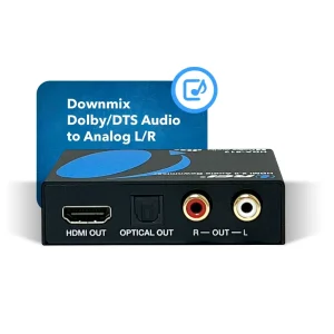 4K HDMI™ Audio Extractor & Decoder (3.5mm, Optical)-HDA-913 - view 2