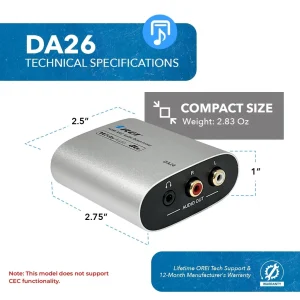 ARC to Analog Decoder Audio Converter-DA26 - view 7