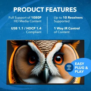 1080p HDMI™ Extender (Over IP, KVM) - 500ft (cat6)-EX-330-KVM - view 8