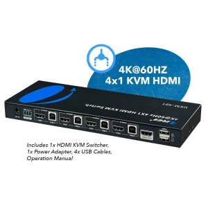 4K@60hz 4-port HDMI™ KVM Switch-UKM-401 - view 2