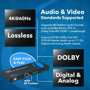 4K@60hz 4-port HDMI™ KVM Switch-UKM-401 - view 4