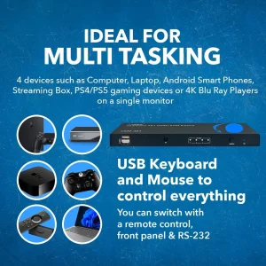 4K@60hz 4-port HDMI™ KVM Switch-UKM-401 - view 6