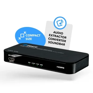 HDMI eARC Audio Extractor 4K@60Hz with Optical Port & 3.5mm jack, 18Gbps bandwidth (HDA-932) - view 12