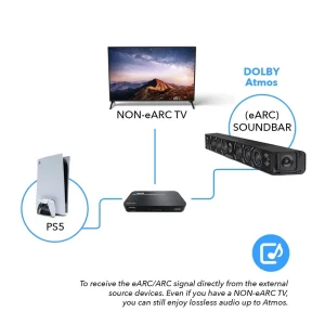 HDMI eARC Audio Extractor 4K@60Hz with Optical Port & 3.5mm jack, 18Gbps bandwidth (HDA-932) - view 4