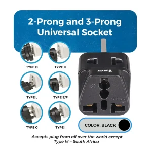 UK, Hong Kong Travel Adapter - 2 in 1 - Type G - Compact Design (DB-7) - view 4
