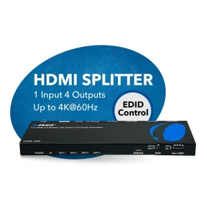 4K@60Hz 1x4 HDMI™ Splitter (Downscaler, Audio Extract)-UHDS-104A - view 8