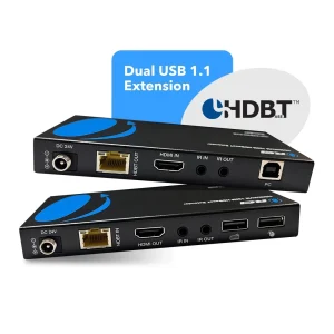 4K HDBaseT HDMI™ Extender (KVM, Bi-IR) - 400ft (cat6)-UHD-EXB400-KVM - view 2