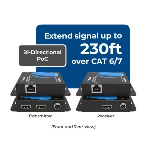 4K@60hz HDMI™ Extender - 230ft (cat6)-UHD-IPC165-K - view 2