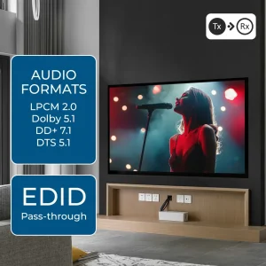 4K@60hz HDMI™ Extender - 230ft (cat6)-UHD-IPC165-K - view 6