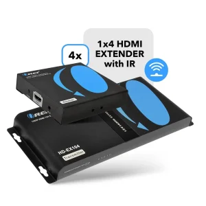 1080p 1x4 HDMI™ Extender Splitter (Over IP) - 400ft (cat6) - HD-EX104 - view 3