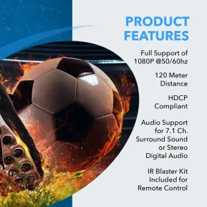 1080p 1x4 HDMI™ Extender Splitter (Over IP) - 400ft (cat6) - HD-EX104 - view 8