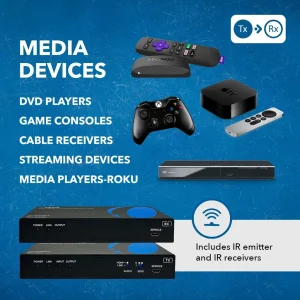 4K@60hz HDMI™ Extender (Loop, Bi-IR) - 330ft (coaxial)-CO-UHD330-K - view 6