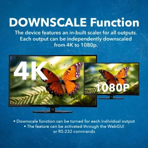 4K@60hz 8x8 HDMI™ Matrix (Audio Extract)-UHD-808 - view 8