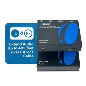 HDMI™ ARC & S/PDIF Audio Extender - 500ft (cat6)-ARC-EX300-K - view 6