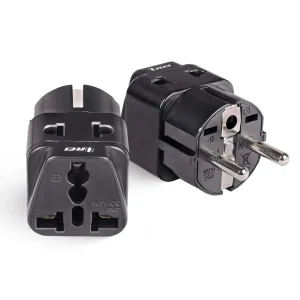 Germany, France Travel Adapter - 2 in 1 - Type E/F - Compact Design (DB-9) - view 8