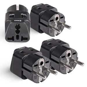 Germany, France Travel Adapter - 2 in 1 - Type E/F - Compact Design (DB-9) - view 9