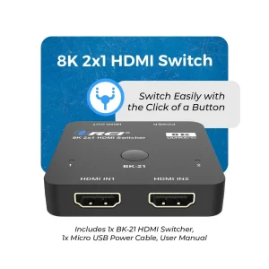 8K 2-port HDMI™ Switch-BK-21 - view 2