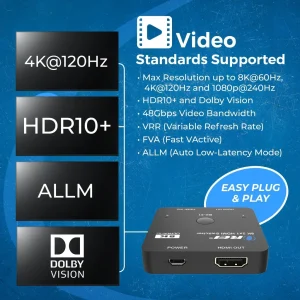 8K 2-port HDMI™ Switch-BK-21 - view 4