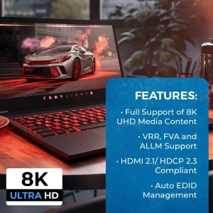 8K 2-port HDMI™ Switch-BK-21 - view 7