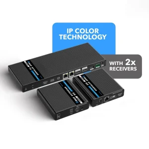 4K@60hz 1x2 HDMI™ Extender Splitter (Loop, IR) - 230ft (cat6) (UHD12-IPC230-K) - view 7