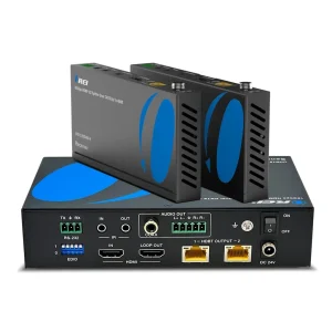 4K HDBaseT 1x2 HDMI™ Extender Splitter (Loop, Bi-IR) - 400ft (Cat6) (UHD12-EXB400-K)