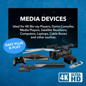 4K HDBaseT 1x2 HDMI™ Extender Splitter (Loop, Bi-IR) - 400ft (Cat6) (UHD12-EXB400-K) - view 6
