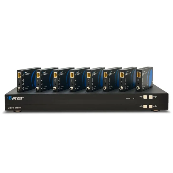 4K@60Hz 8x8 HDMI™ Extender Matrix (Loop) - 230ft (Cat6) (UHD816-EX230-K)