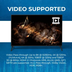 8K HDMI™ or eARC Audio Extractor (3.5mm, Optical)-BKA-1 - view 6