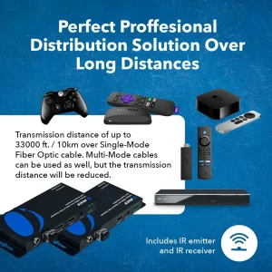 4K@60hz HDMI™ Extender (Loop, Bi-IR) - 10km (fiber-optic)-UHD-FO10-K - view 8