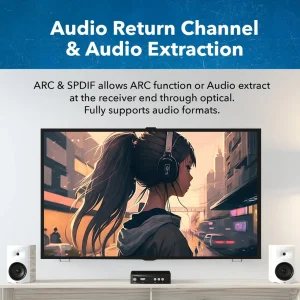4K@60hz HDMI™ Extender (Loop, Bi-IR) - 10km (fiber-optic)-UHD-FO10-K - view 9