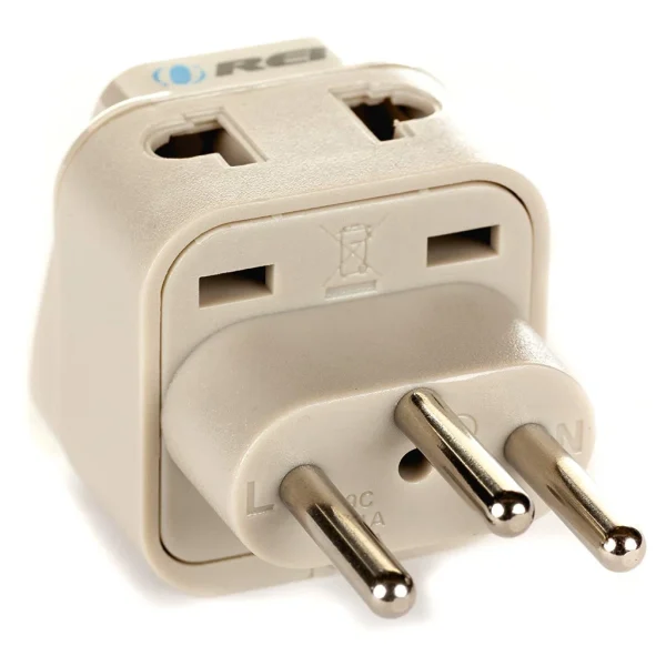 Switzerland Travel Adapter - 2 in 1 - Type J - Compact Design (DB-11A)