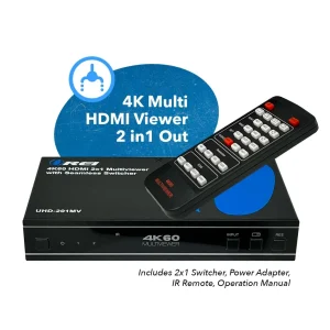 4K@60hz 2-port HDMI™ Seamless Switch w/ Multi Viewer (Audio Extract)-UHD-201MV - view 10