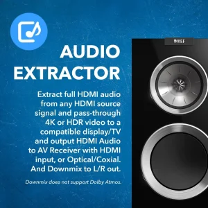 4K HDMI Audio Decoder & Downmixing w/ eARC Extract-HDA-939 - view 7