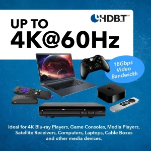 4K HDBaseT 4x4 HDMI™ Extender Matrix (Loop) - 400ft (cat6)- (UHD44-EXB400R-K) - view 6