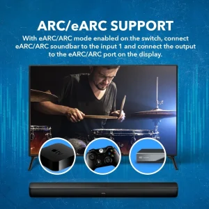 4K@60Hz 4-port HDMI™ Switch (Audio Extract) (UHDS-401A-O) - view 4