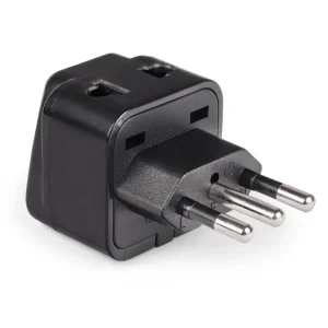 Italy, Libya Travel Adapter - 2 in 1 - Type L - Compact Design (DB-12A) - view 4