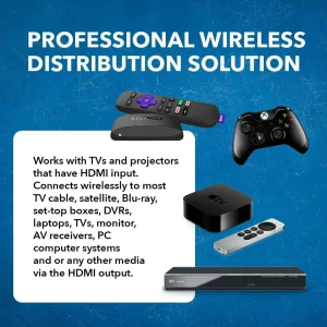 4K@60hz Wireless HDMI™ Extender - 65ft (WUHD-66M-K) - view 4