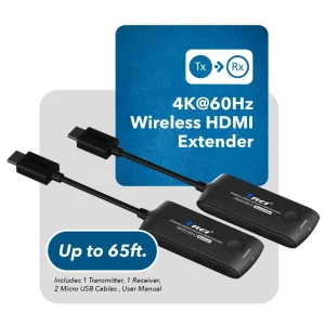 4K@60hz Wireless HDMI™ Extender - 65ft (WUHD-66M-K) - view 8