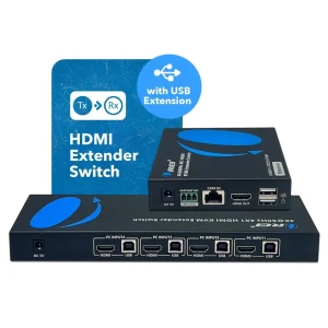 4K@60Hz 4x1 HDMI™ Extender Switch (KVM) - 230ft (cat6)-UHD41-EX230-KVM - view 6