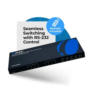4K@30hz 4x2 HDMI™ Matrix (Seamless, Audio Extract, MultiView)-HDS-402MV - view 9