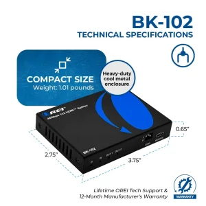 8K 1x2 HDMI™ Splitter (Downscaler)-BK-102 - view 5