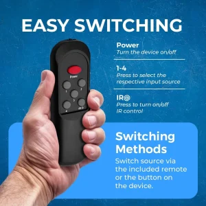 8K 4-port HDMI™ Switch-BK-401S - view 7