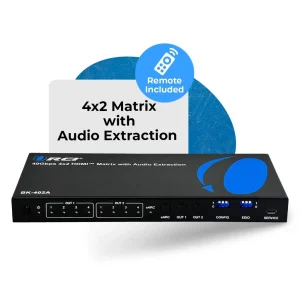 8K 4x2 HDMI™ Matrix (Audio Extract, eARC)-BK-402A - view 4