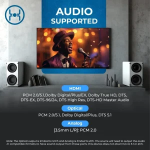 8K 4x2 HDMI™ Matrix (Audio Extract, eARC)-BK-402A - view 6