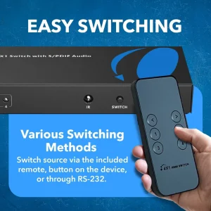 8K 4-port HDMI™ Switch (Audio Extract)-BK-401A - view 7