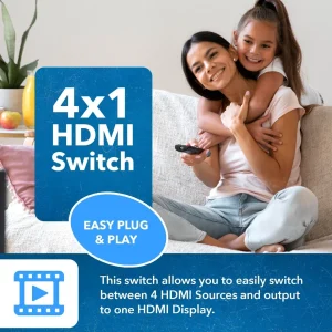 8K 4-port HDMI™ Switch (Audio Extract)-BK-401A - view 8