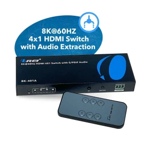 8K 4-port HDMI™ Switch (Audio Extract)-BK-401A - view 9