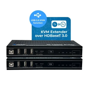 8K HDBaseT 3.0 HDMI™ Extender (Loop, USB, eARC, LAN) - 330ft (cat6) (BK-EXB330EAU-K) - view 7