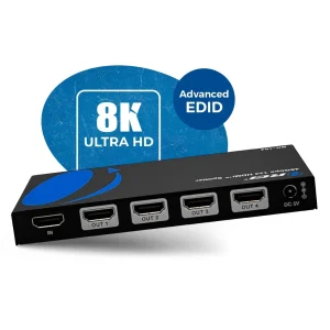 8K 1x4 HDMI™ Splitter (Downscaler)-BK-104 - view 2